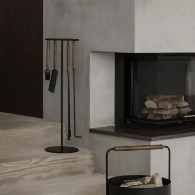Holzkorb ASHI Brown Oak M Black
