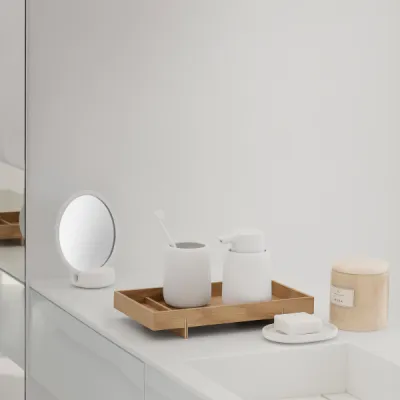 CARO Badetuch (70x140 cm) White