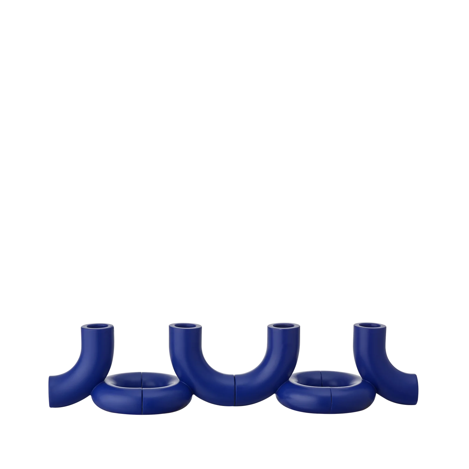 Set 2 Kerzenhalter -DOODLE- Mazarine Blue