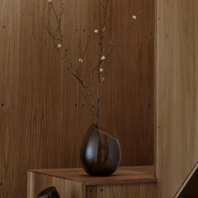 Vase -DROP- Smoke 12.5cm Smoke