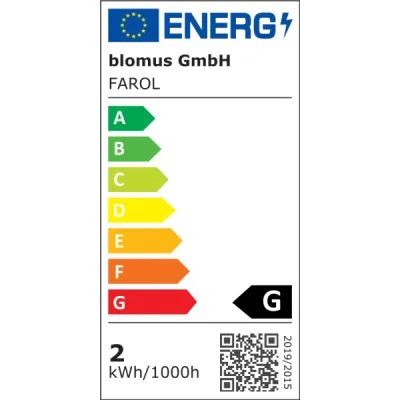 FAROL Mobile LED-Tischleuchte Burned Metal