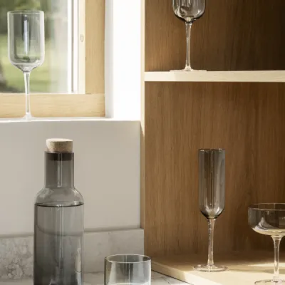 Set 4 Sektschalen -FUUMI- 280 ml Smoke