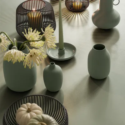 Schale -LITO- Black L Agave Green - Größe M