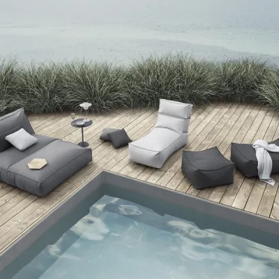 STAY Outdoor-Lounger 80x150cm Cloud - Größe 60 x 120 cm