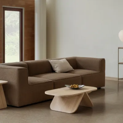 SUKOYA Metallregal (Weiß geölt, S) Nomad, White oiled Oak Veneer