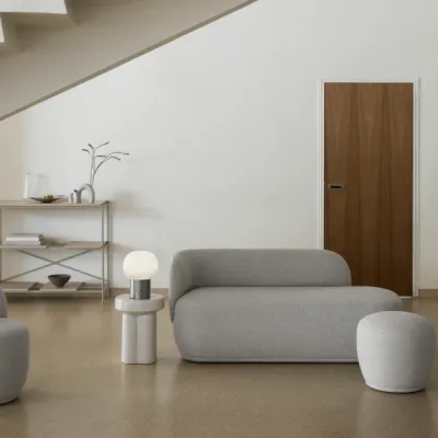 SUKOYA Metallregal (Weiß geölt, S) Nomad, White oiled Oak Veneer