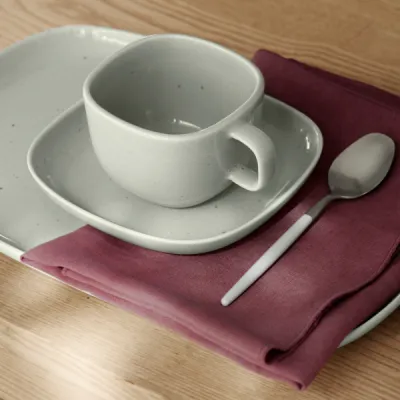 Set 2 Kaffeetassen 200ml -VAHLO- Mirage Gray - Größe 200ml