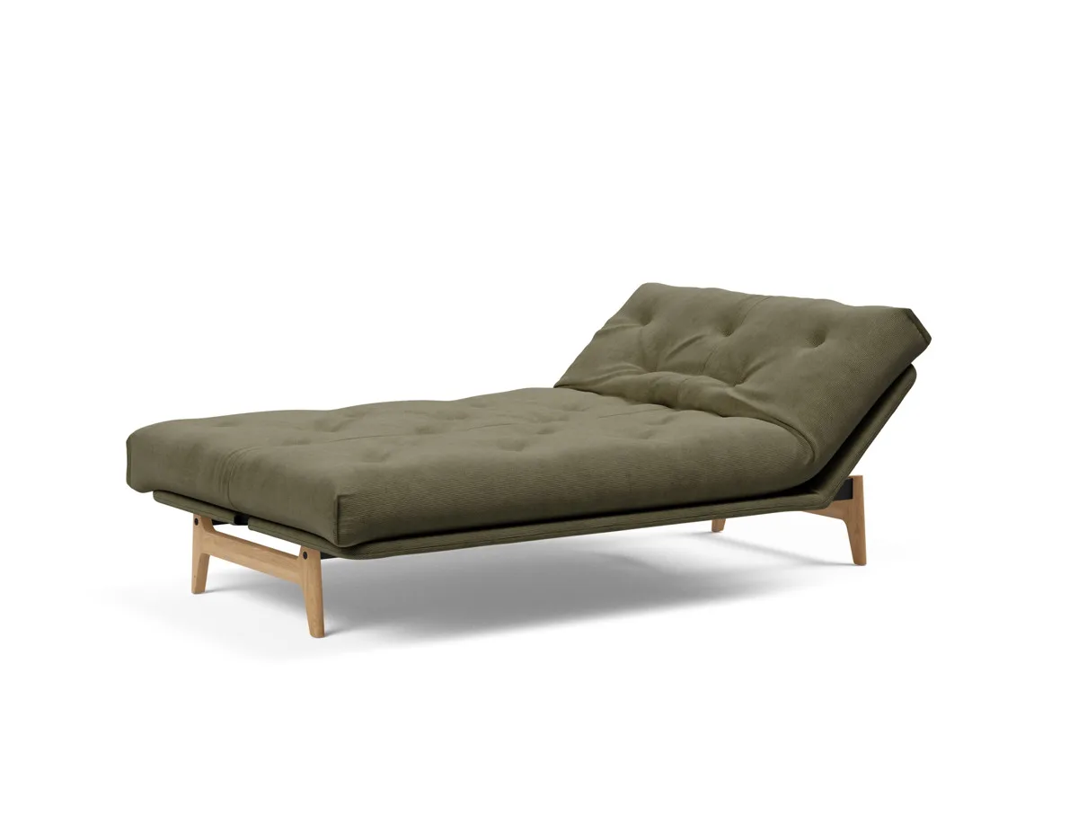 Aslak 120 Schlafsofa Nordic Matratze Soft Spring – KOPFTEIL HOCH