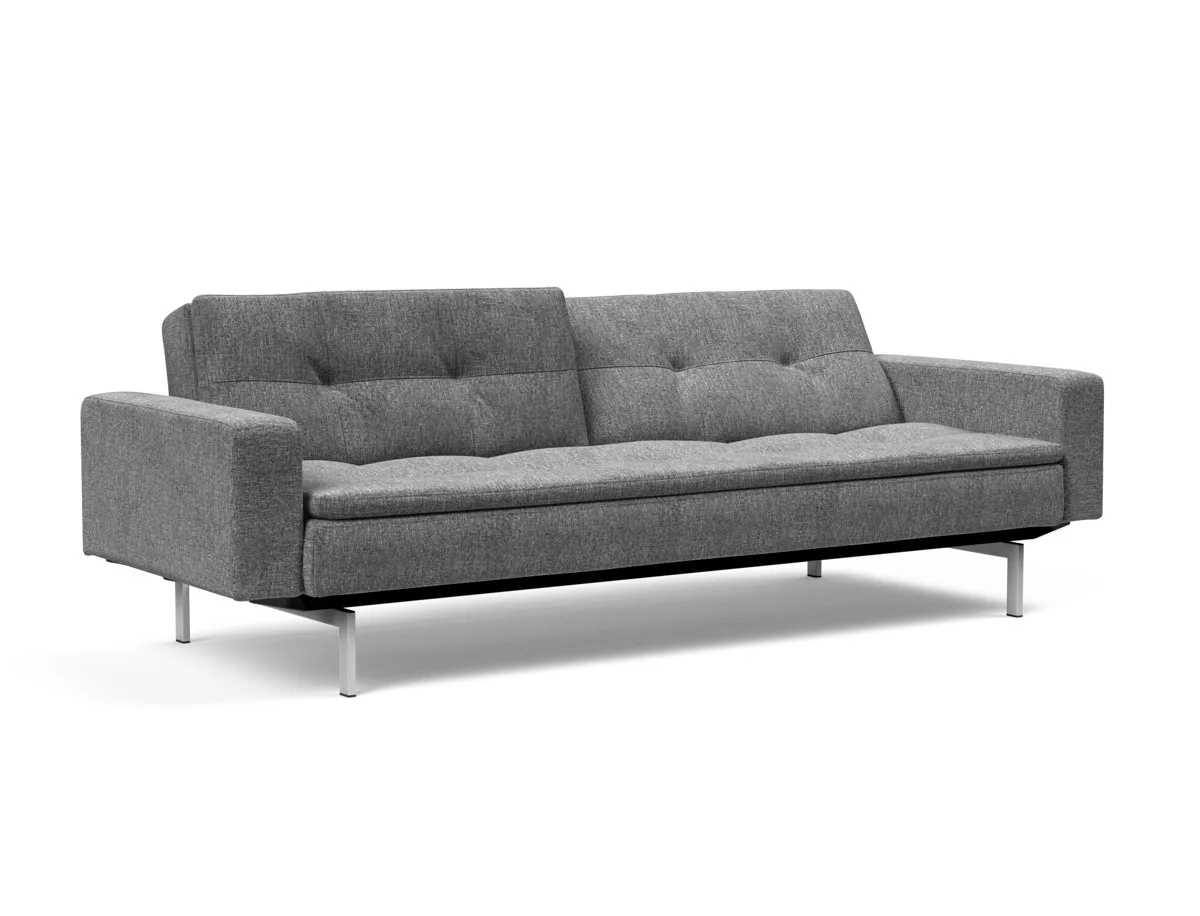 Dublexo Chrom Schlafsofa mit Armlehnen – SOFA-RELAX