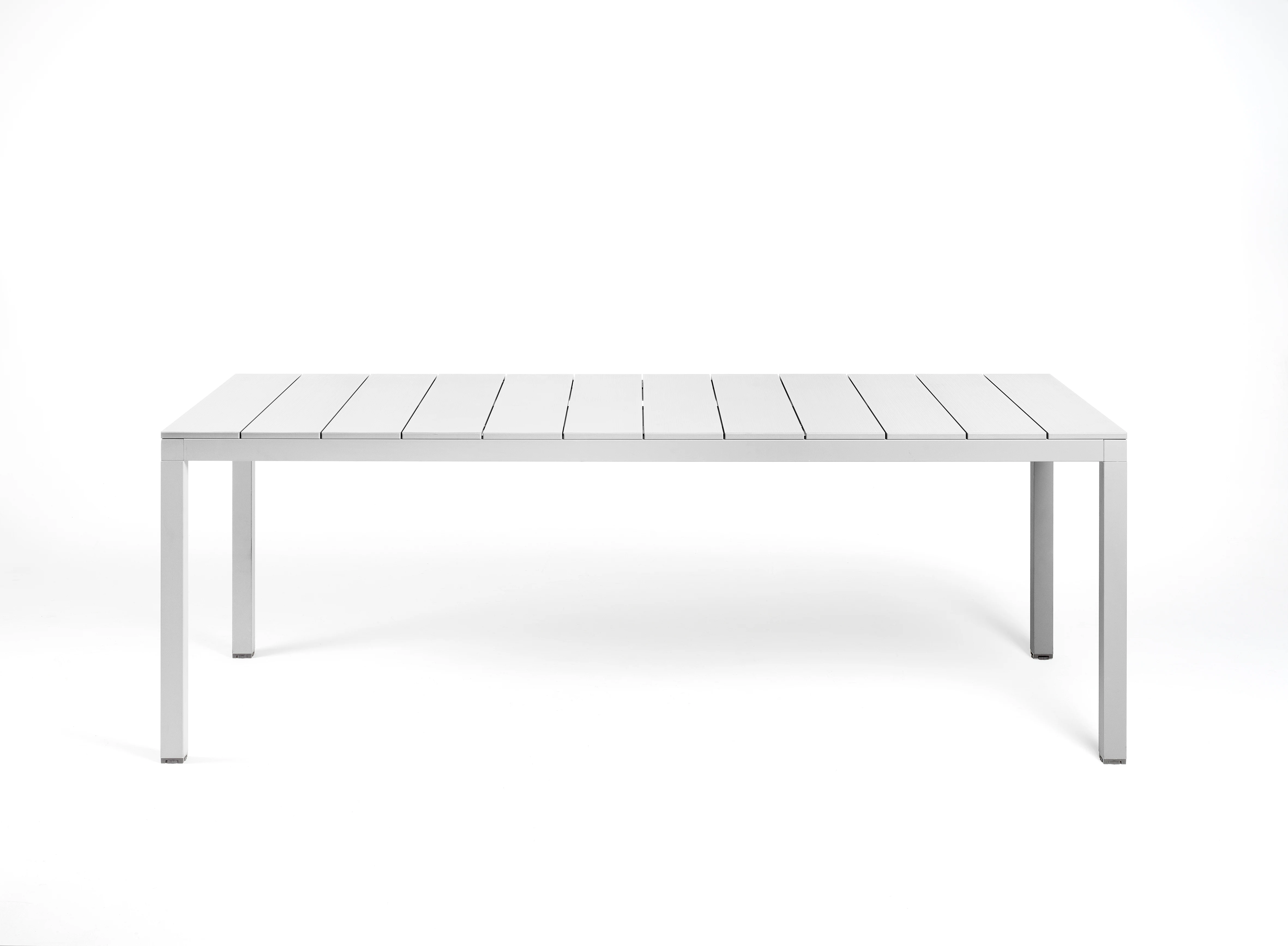 Rio Alu 210 Fix Tisch – Verniciato Bianco