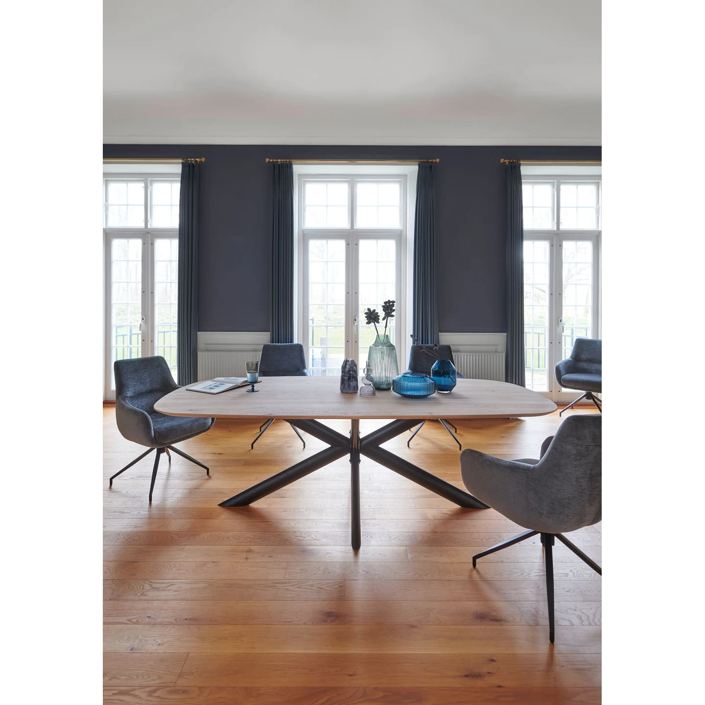 Bodahl Massivholztisch Daytona – Wildeiche, konfigurierbar