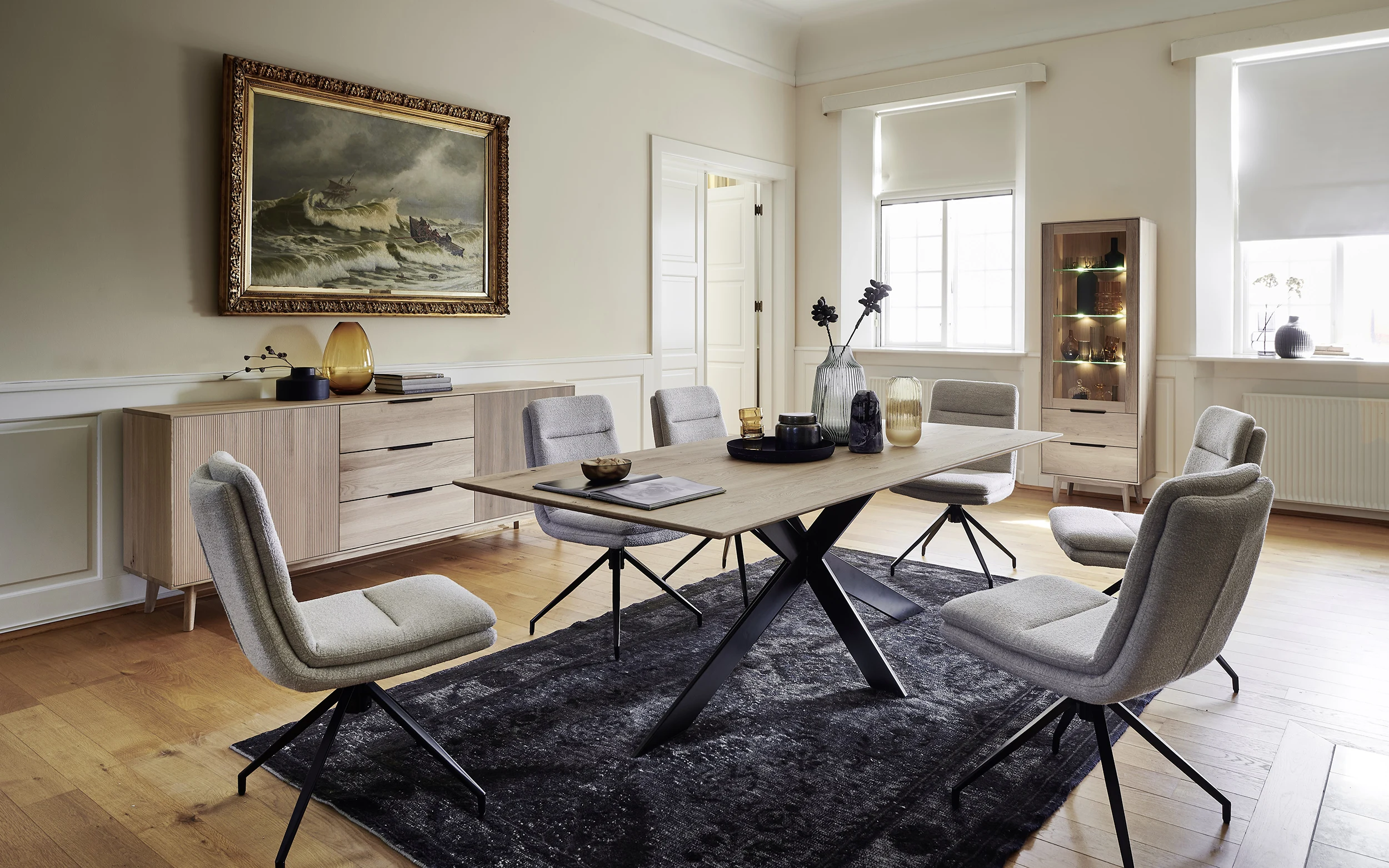 Bodahl Edinburgh Anrichte 210 cm – Wildeiche