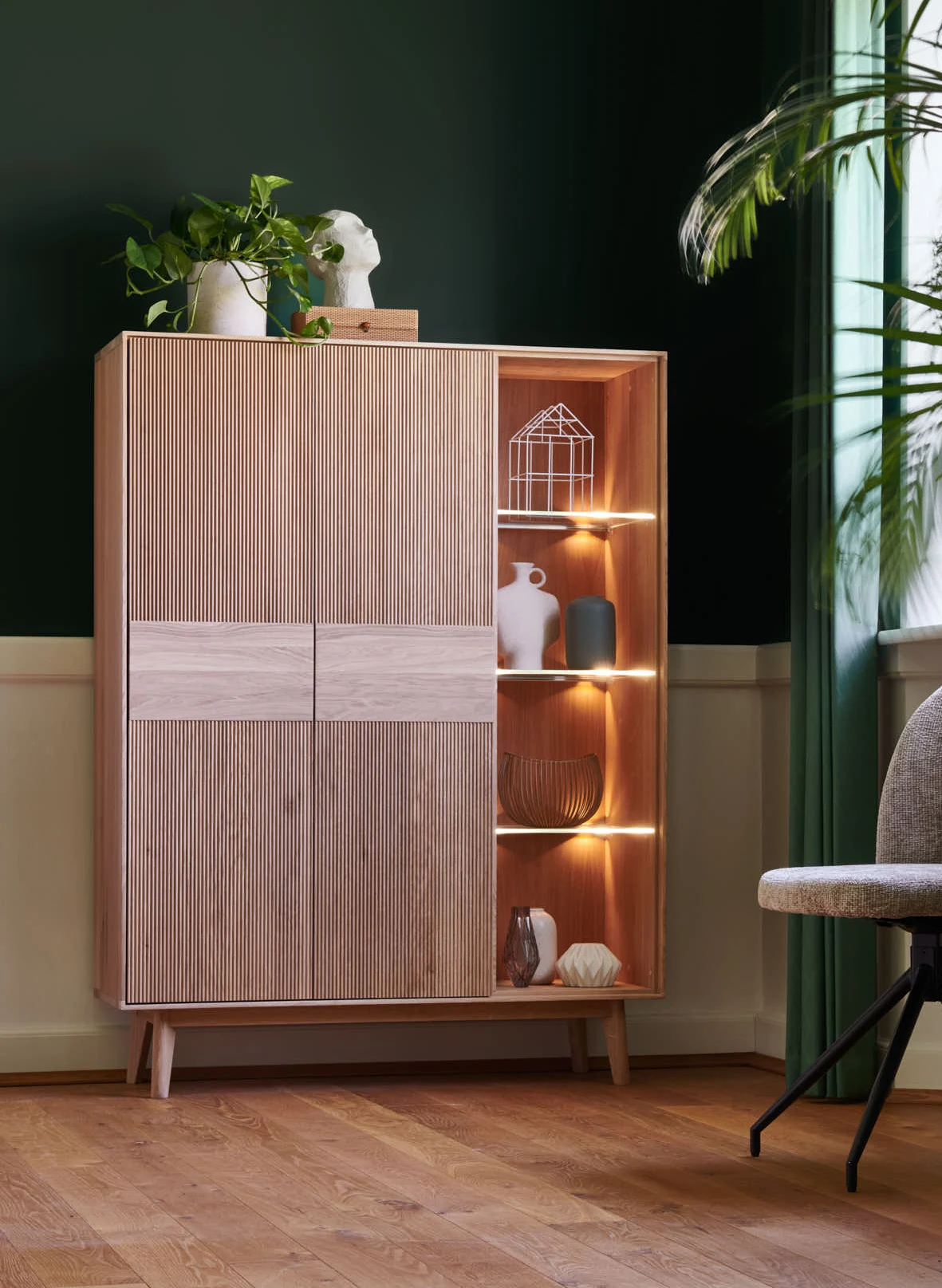 Bodahl Edinburgh Anrichte 210 cm – Wildeiche