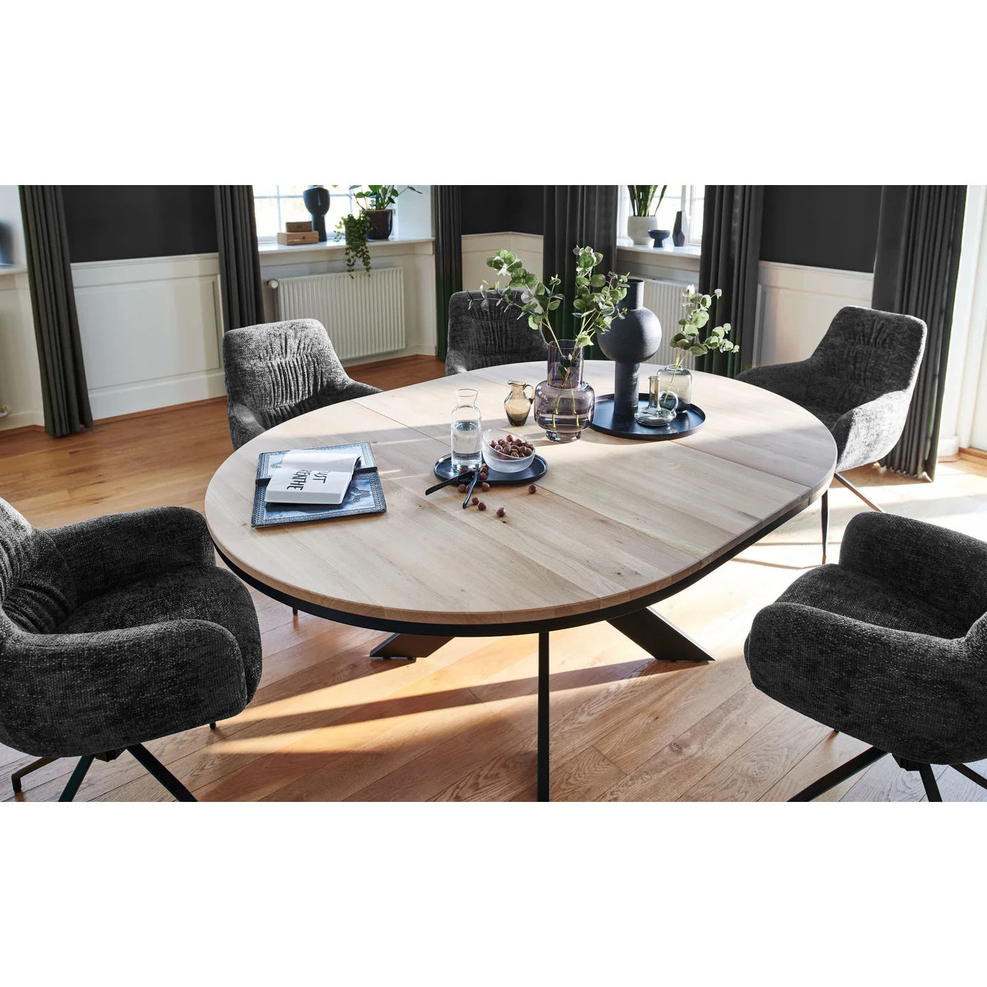 Bodahl Massivholztisch Notting Hill – Wildeiche, konfigurierbar