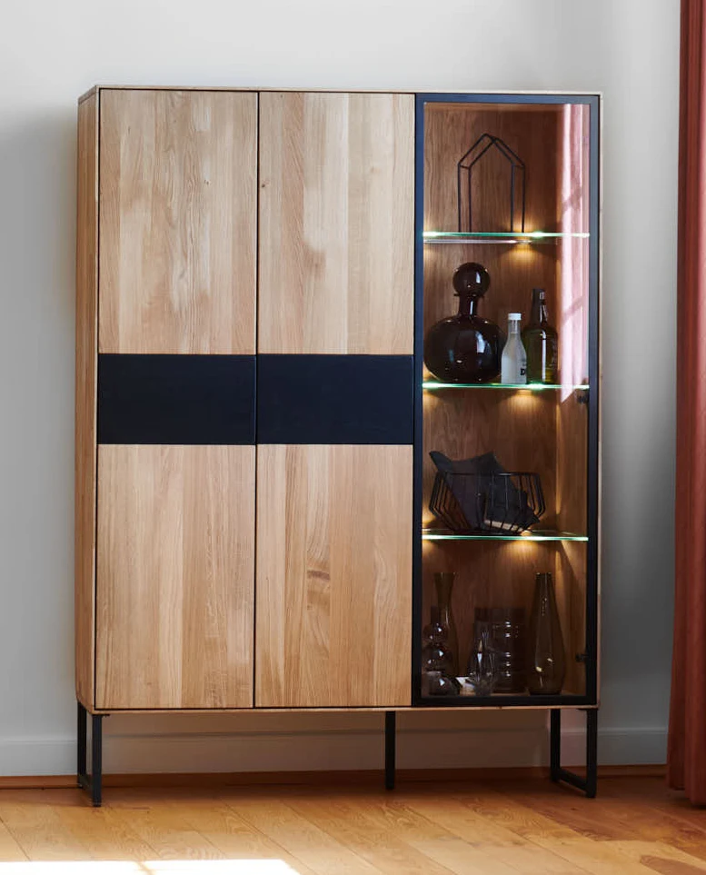 Bodahl Stirling Highboard 116 cm – Wildeiche