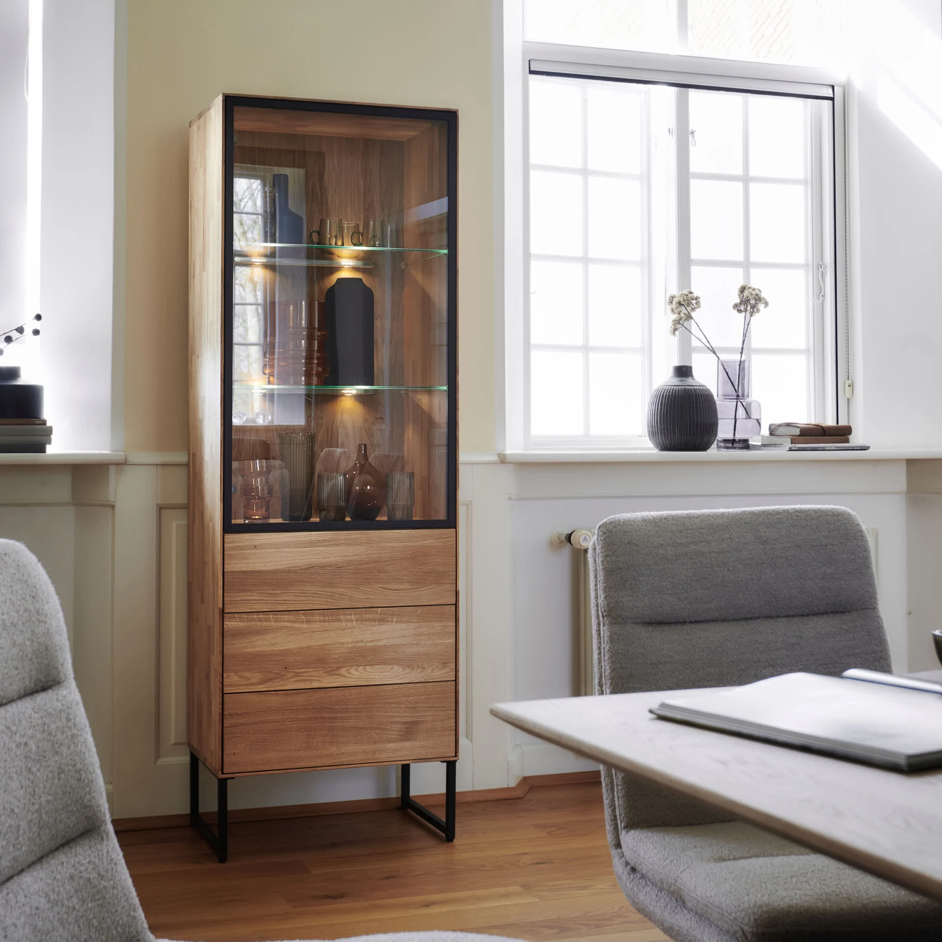 Bodahl Stirling Highboard 116 cm – Wildeiche