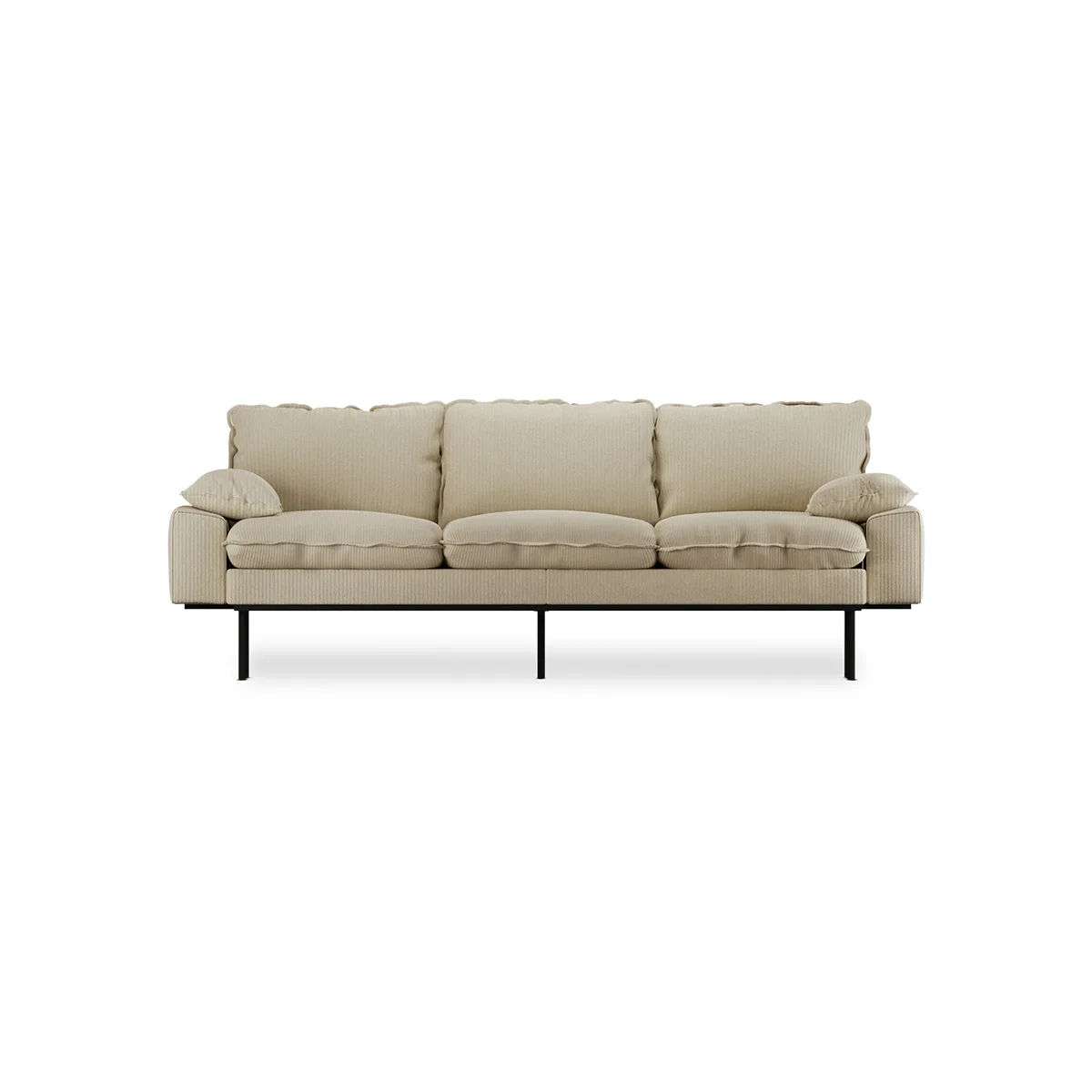 HKliving / HKliving Retro Sofa – 3-Sitzer – Corduroy rib, Hay