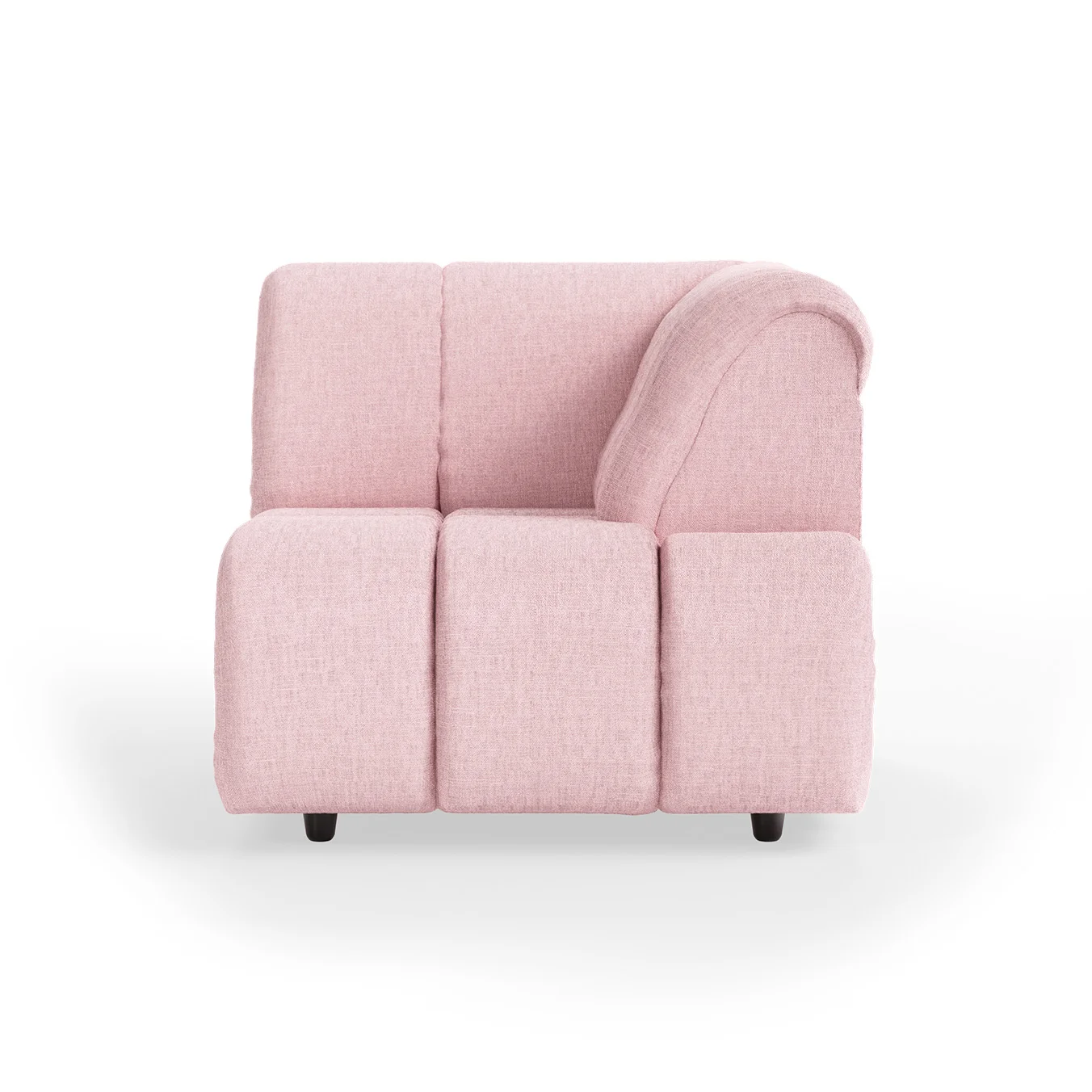 HKliving Wave Couch – Element rechte hohe Armlehne
