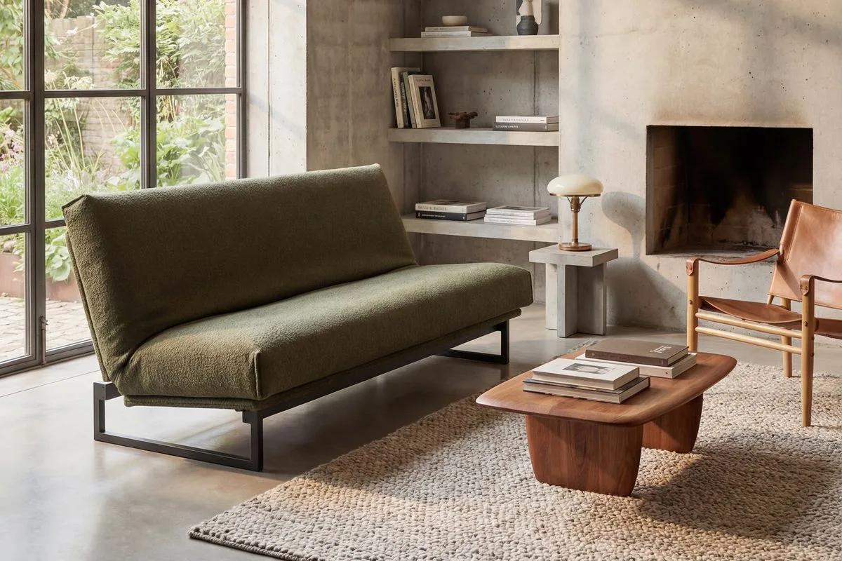 Fraction 140 Schlafsofa Sharp Plus Bezug Spring