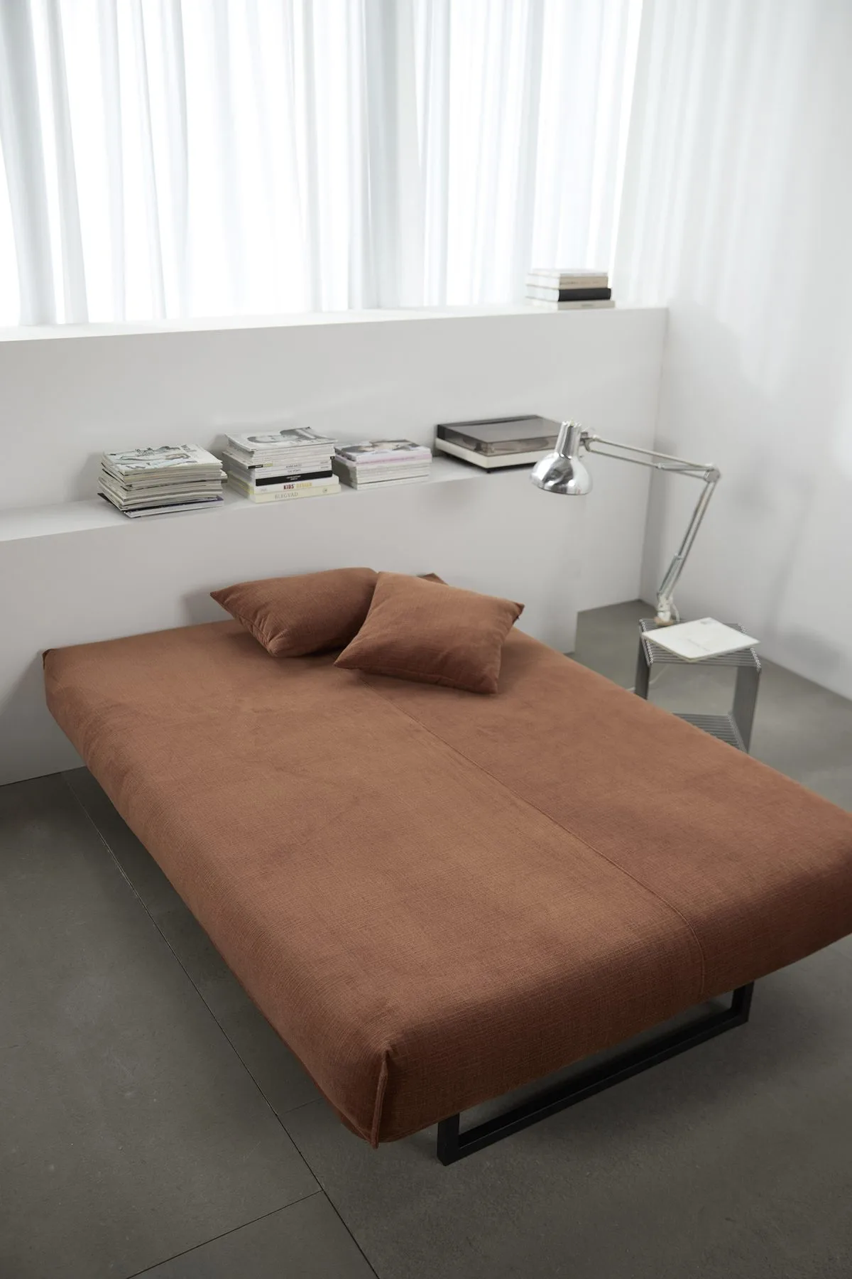 Fraction 140 Schlafsofa Sharp Plus Bezug Spring