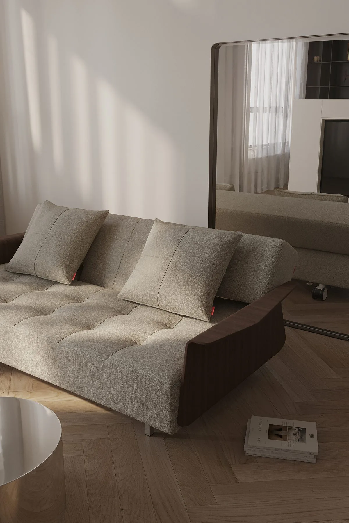 Long Horn D.E.L Schlafsofa Mit Armlehnen