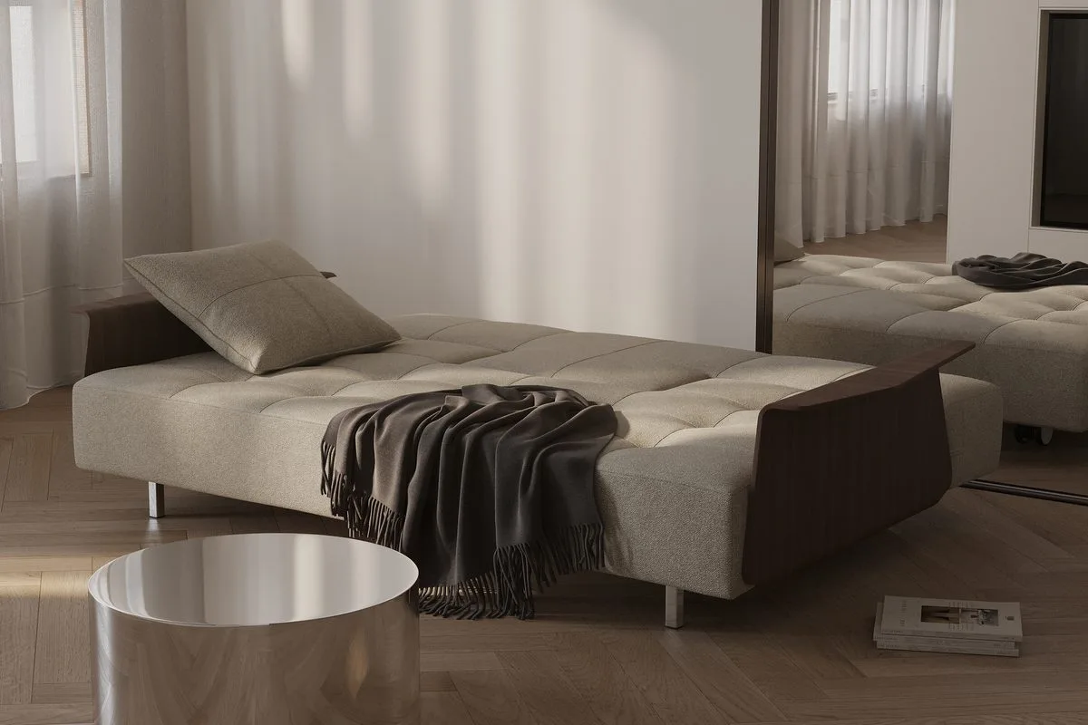 Long Horn D.E.L Schlafsofa Mit Armlehnen