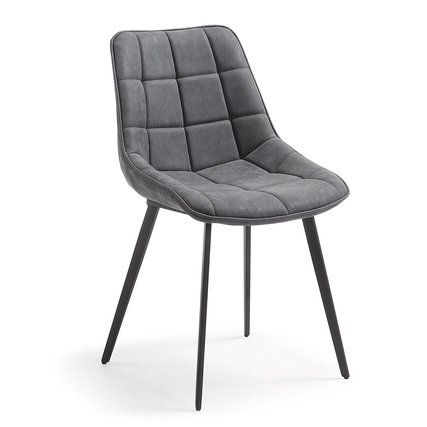 2er Set Stuhl ADAM in Stoff graphite – Ansicht 2