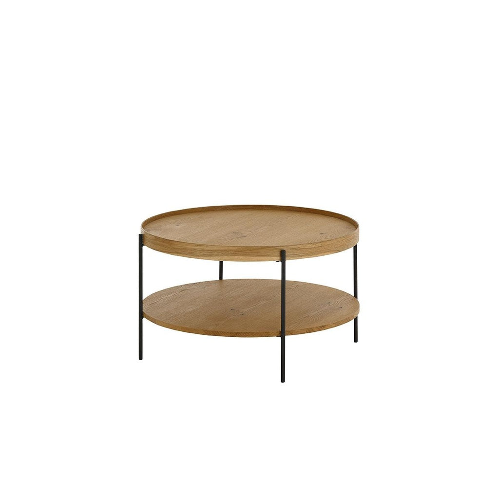 Couchtisch Arenal Ø80cm Eiche rund – Ansicht 3