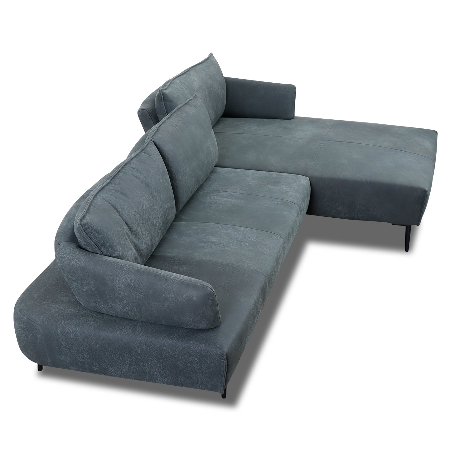 Willi Schillig Ecksofa 16150 LUNO  in Leder Z85 eucalyptus – Ansicht 7