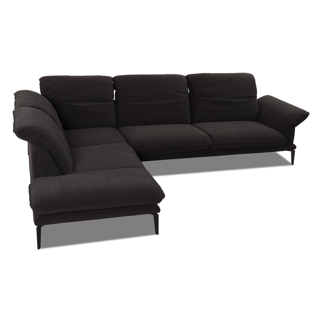 Ecksofa 24600 Sherry in Stoff V39 schwarz – Ansicht 3