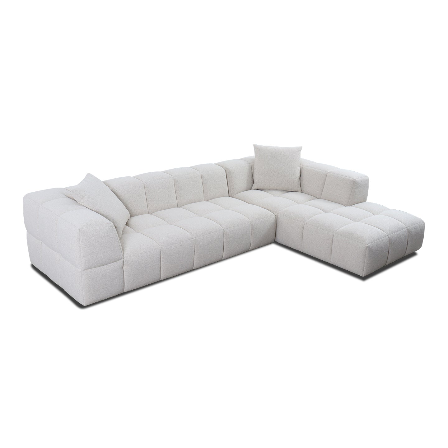 Softform BUBBLE Ecksofa in Stoff Manhattan – Ansicht 36
