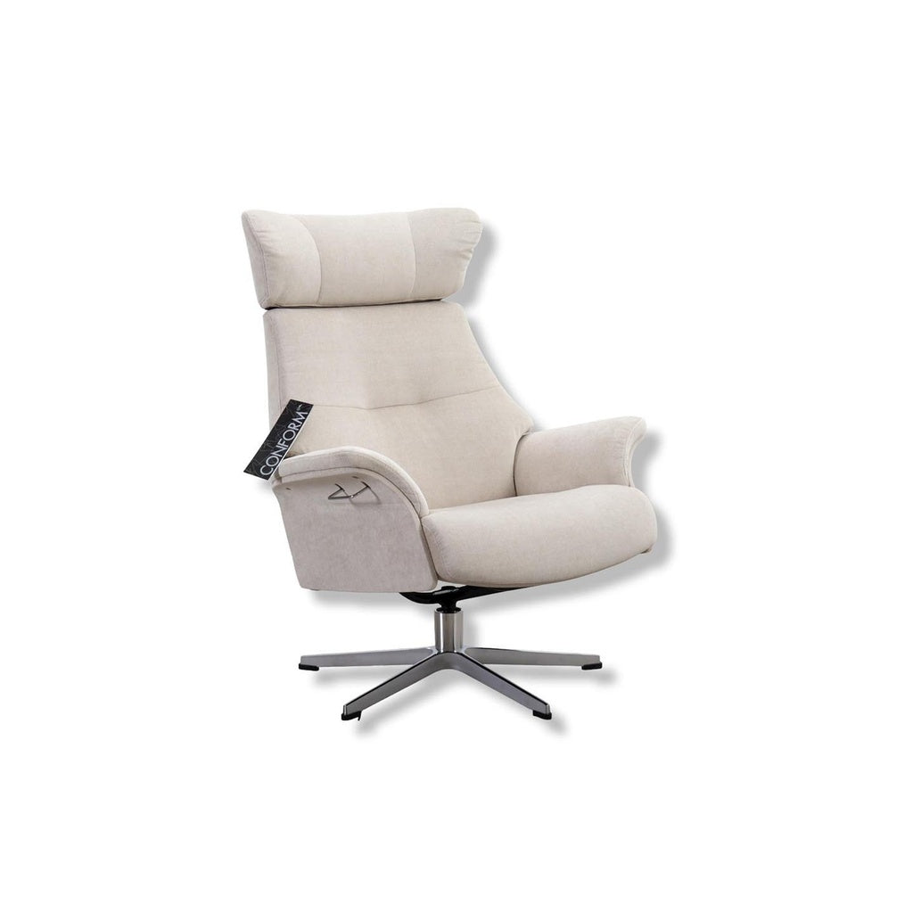 Fernsehsessel Air in Stoff Velvety light beige – Ansicht 2