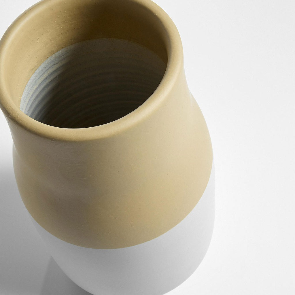 NOVI Vase ceramic yellow
