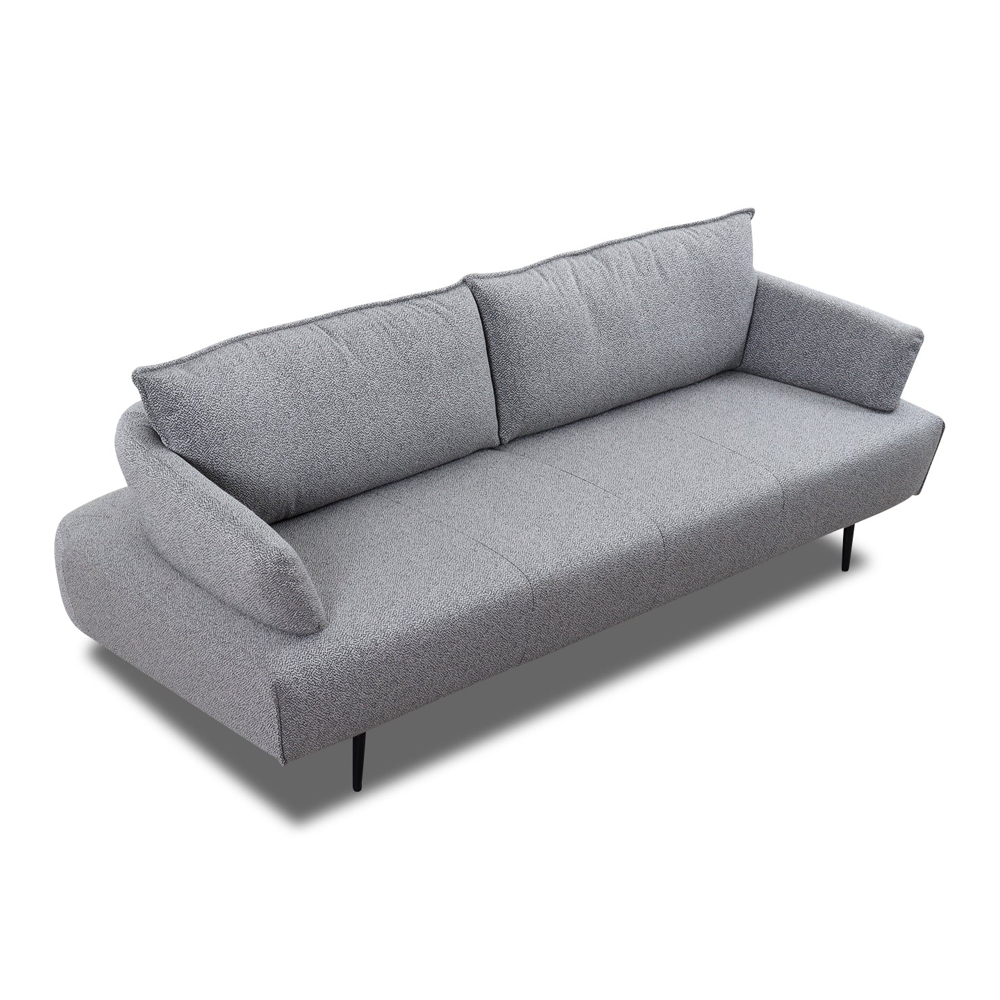 Willi Schillig Sofa 16150 LUNO in Stoff O10 silver grey – Ansicht 4