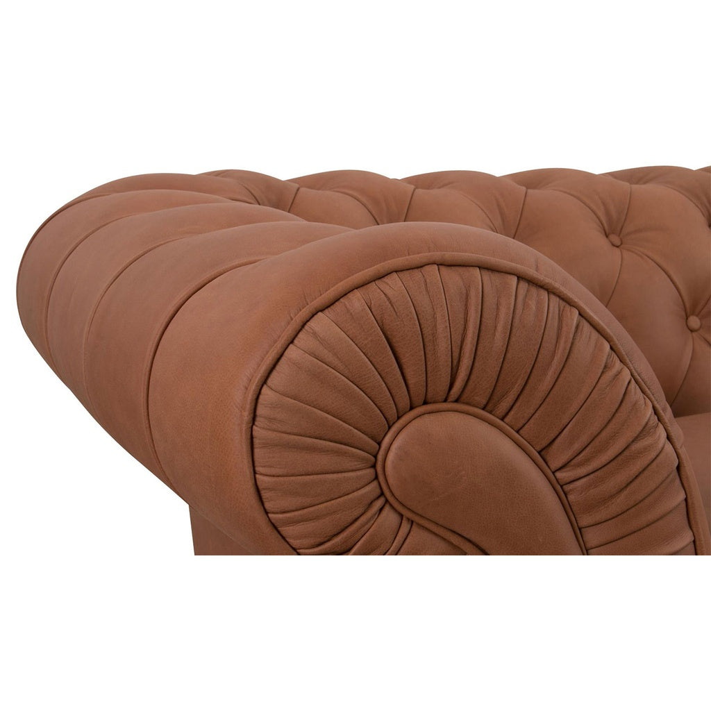 Sofa Chester in Leder Rancho cognac – Ansicht 7