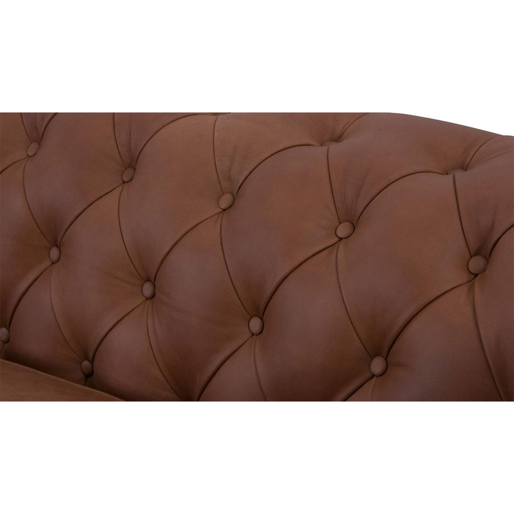 Sofa Chester in Leder Rancho cognac – Ansicht 8