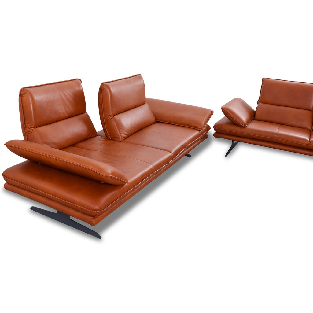 Willi Schillig BROADWAY 16777 Sofagarnitur in Leder Z69 cognac – Ansicht 4