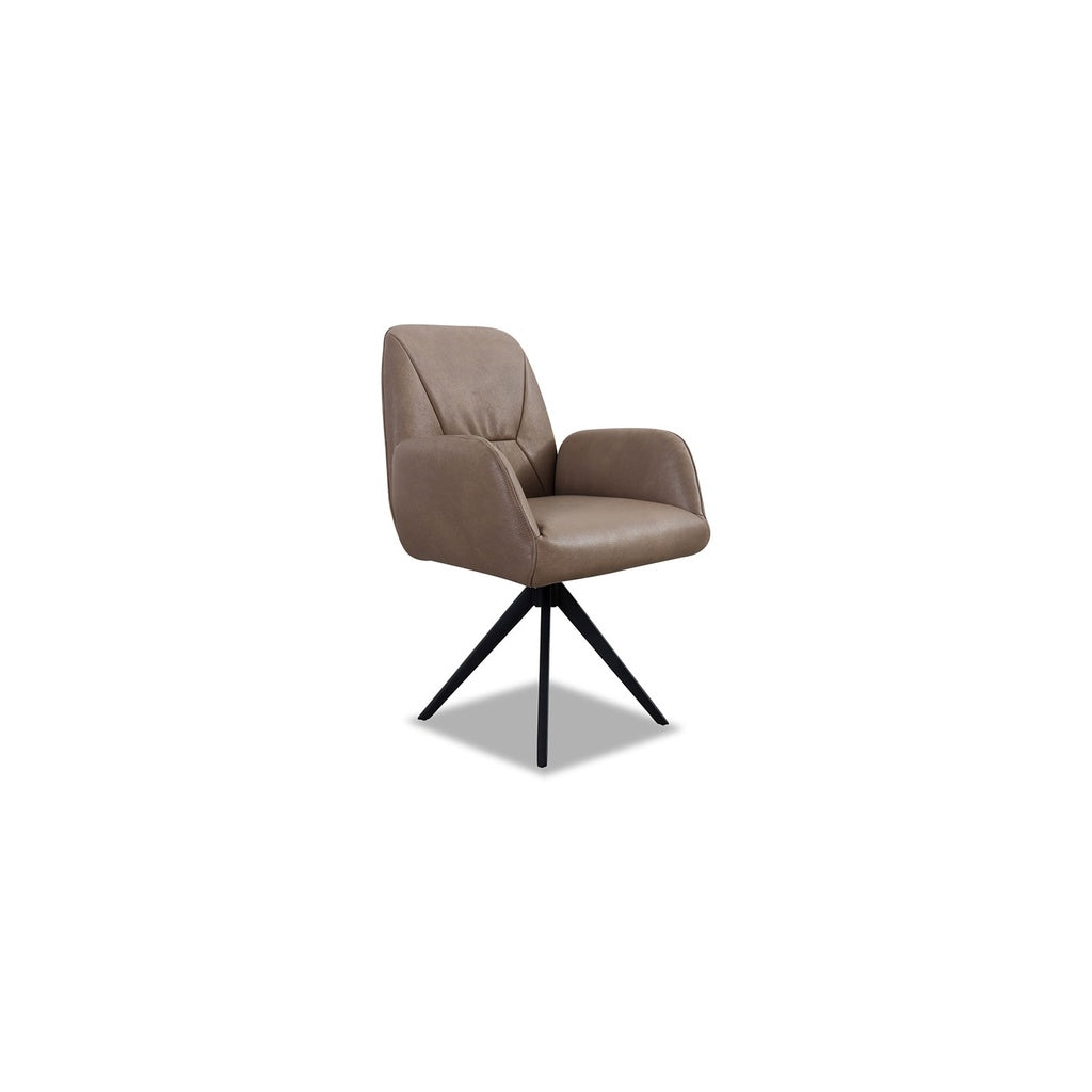 Willi Schillig OLE 11620 Drehstuhl in Dickleder Z75 sand – Ansicht 2