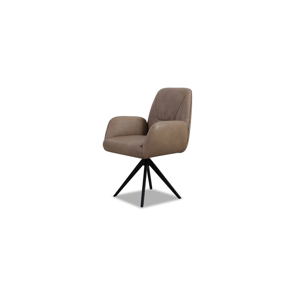 Willi Schillig OLE 11620 Drehstuhl in Dickleder Z75 sand – Ansicht 3