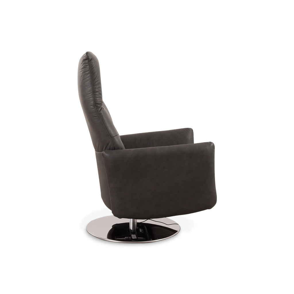 Willi Schillig SALSAA 32600 Fernsehsessel in Leder Z69 anthracite – Ansicht 2